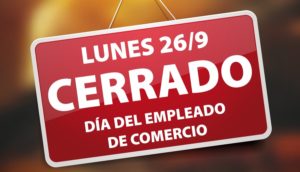 Día del empleado de comercio – 26/09