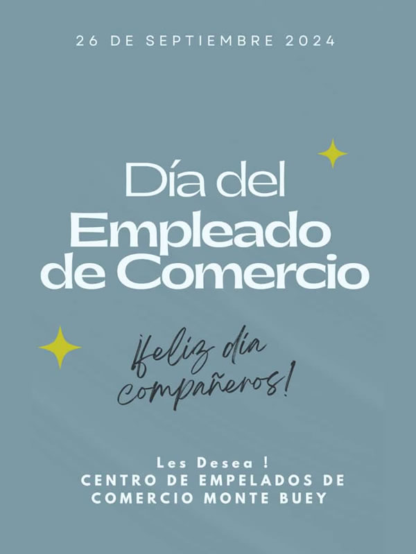 Sorteo por el Día del Empleado de Comercio 2024